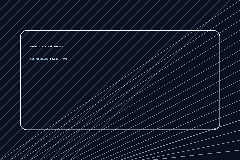 Living room furniture and mattresses